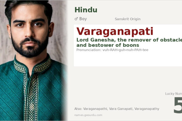 Varaganapati Meaning — Sanskrit Origin, Hindu Boy Name & Details (2025)