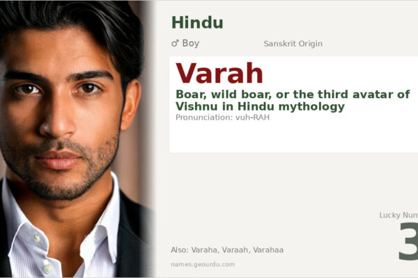 Varah Name Meaning — Sanskrit Origin, Hindu Mythology & Details (2025)