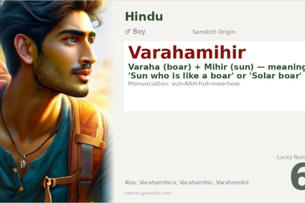 Varahamihir Meaning — Sanskrit Origin, Boy Name & Details (2025)