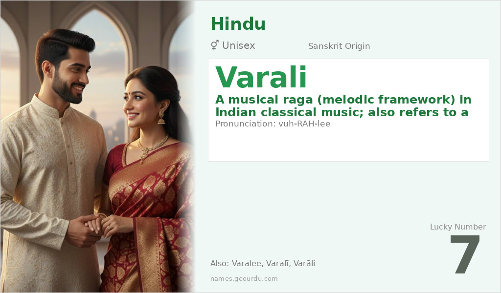 Varali Name Meaning and Details
