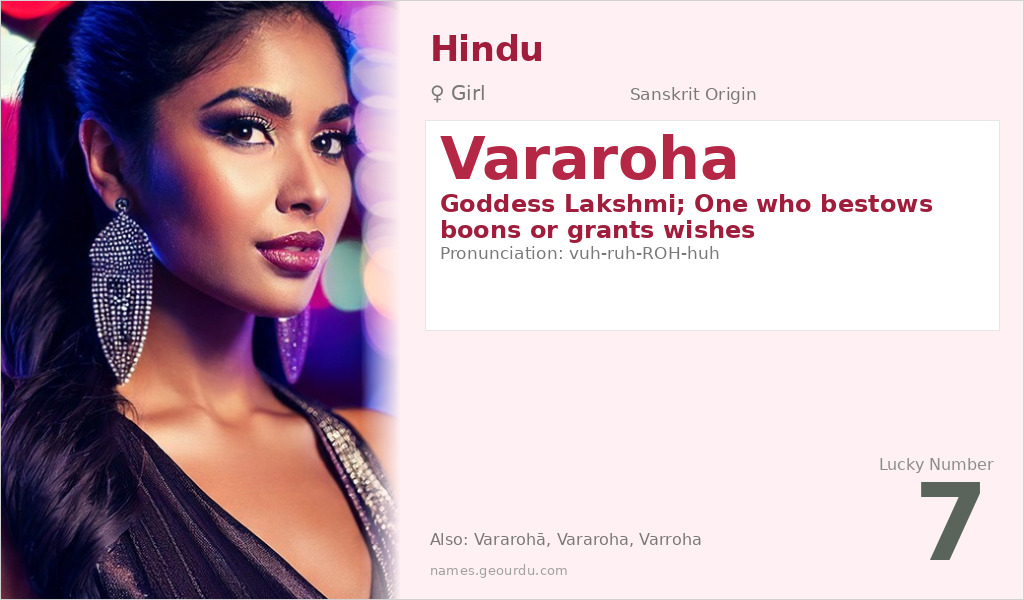 Vararoha Name Meaning and Details