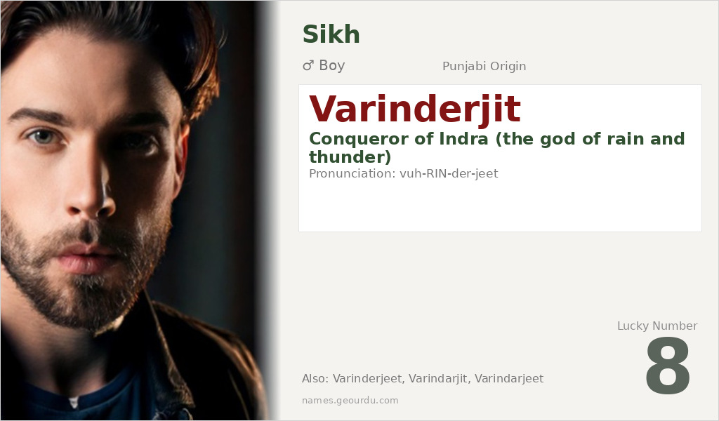Varinderjit Name Meaning and Details