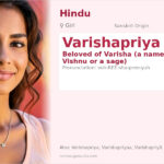 Varishapriya Name Meaning and Details