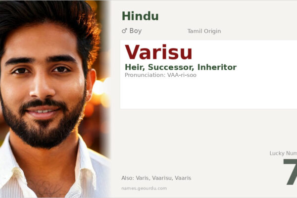 Varisu Name Meaning — Tamil Origin, Boy Name & Details (2025)