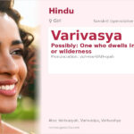 Varivasya Name Meaning and Details