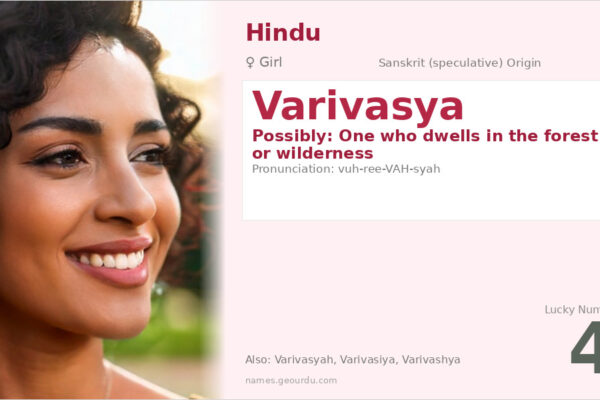 Varivasya Name Meaning — Origin, Gender & Details (2025)