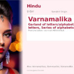 Varnamalika Name Meaning and Details