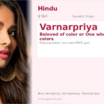 Varnarpriya Name Meaning and Details