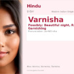 Varnisha Name Meaning and Details