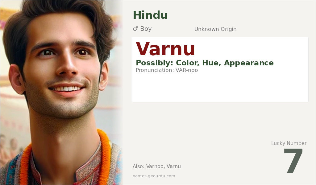 Varnu Name Meaning and Details