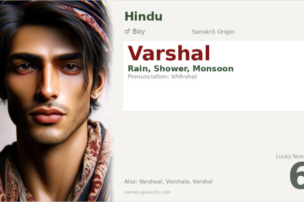 Varshal Name Meaning — Origin, Gender & Details (2025)