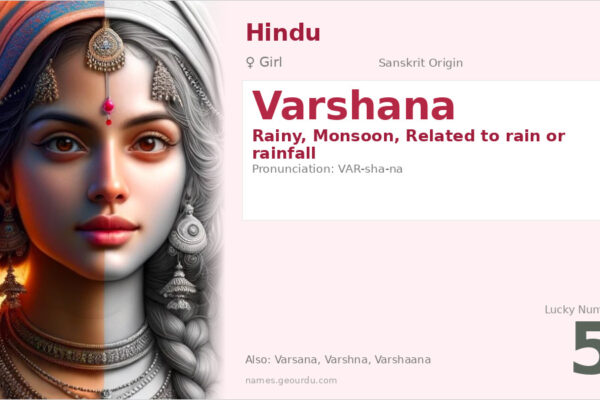 Varshana Name Meaning — Sanskrit Origin, Girl Name & Details (2025)