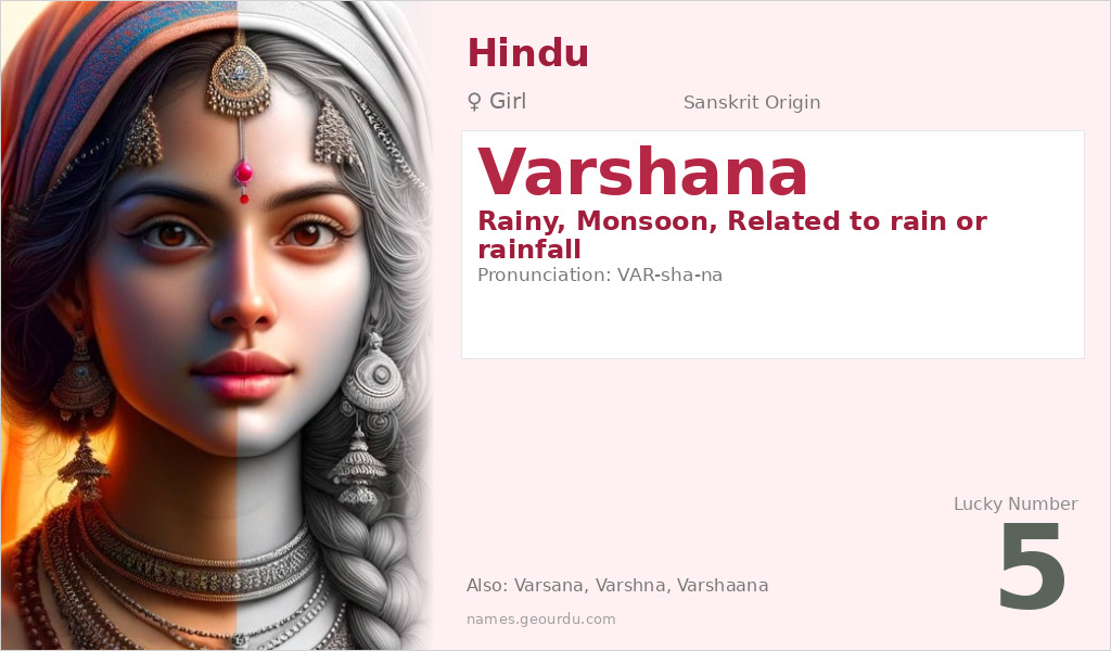 Varshana Name Meaning and Details