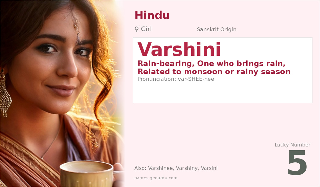 Varshini Name Meaning and Details