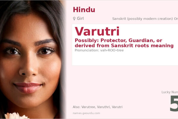 Varutri Name Meaning — Origin, Gender & Details (2025)
