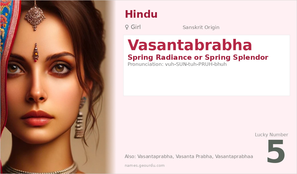 Vasantabrabha Name Meaning and Details