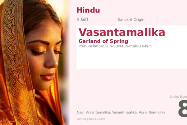 Vasantamalika Meaning — Sanskrit Origin, Girl Name & Details (2025)