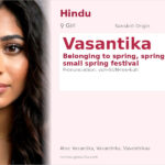 Vasantika Name Meaning and Details