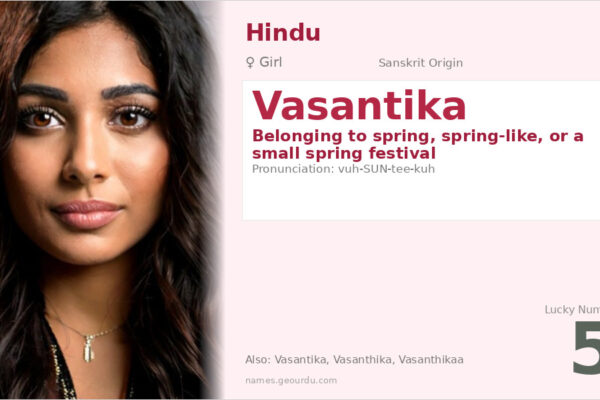 Vasantika Name Meaning — Sanskrit Origin, Girl Name & Details (2025)