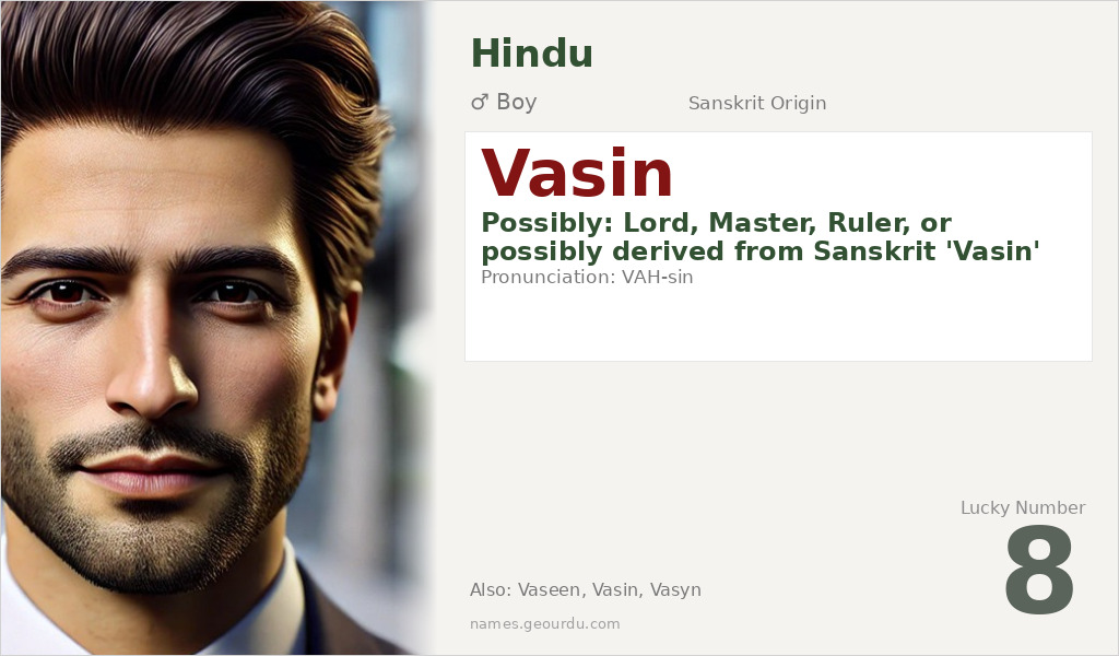 Vasin Name Meaning and Details