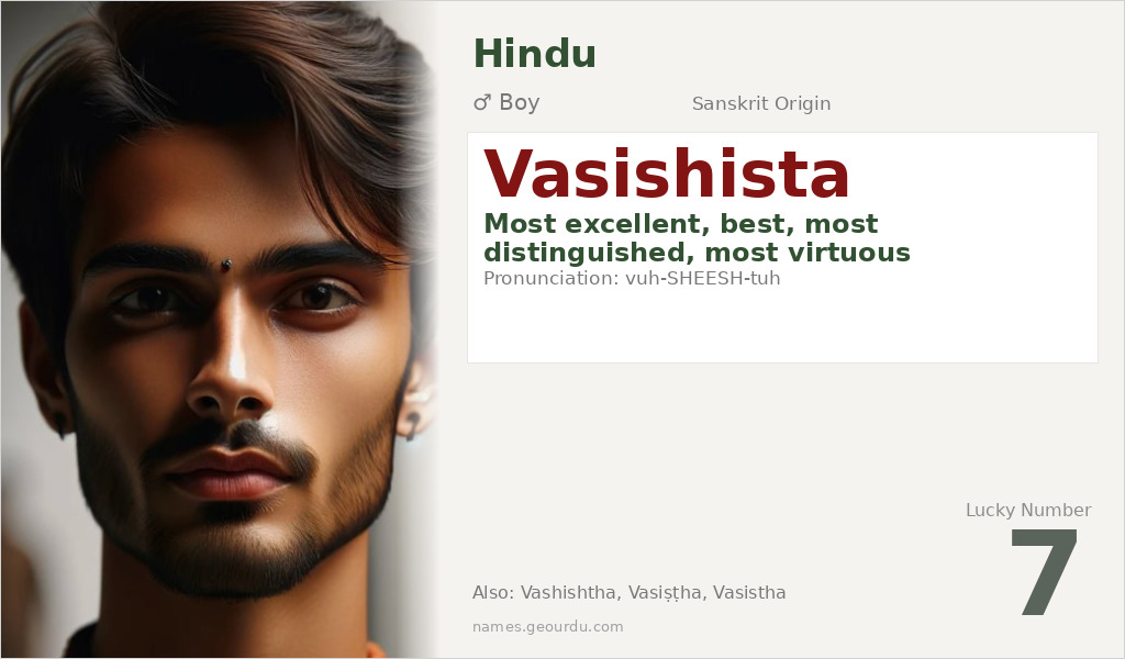 Vasishista Name Meaning and Details
