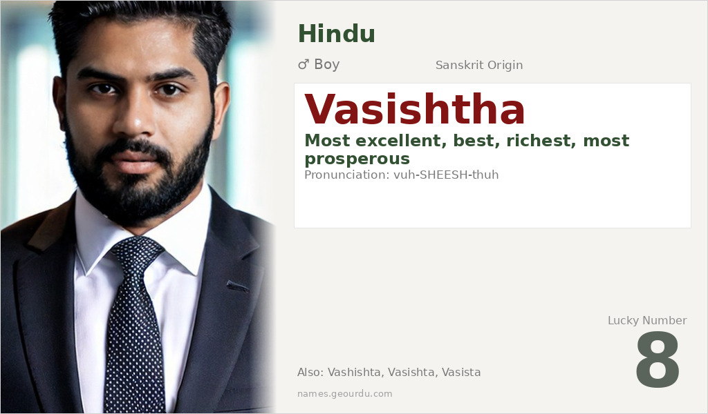 Vasishtha Name Meaning and Details