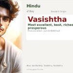 Vasishtha Name Meaning and Details