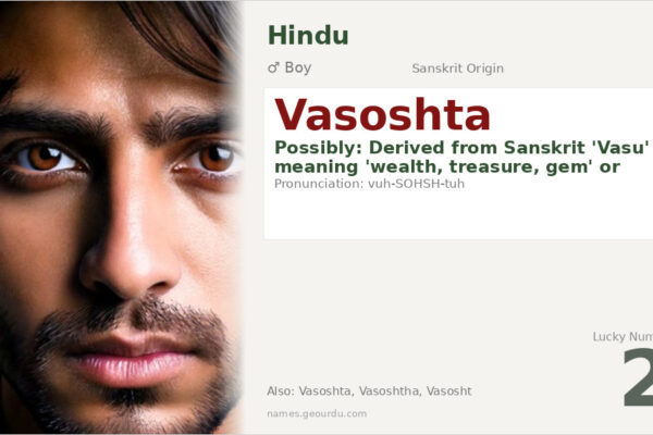 Vasoshta Name Meaning — Origin, Gender & Details (2025)