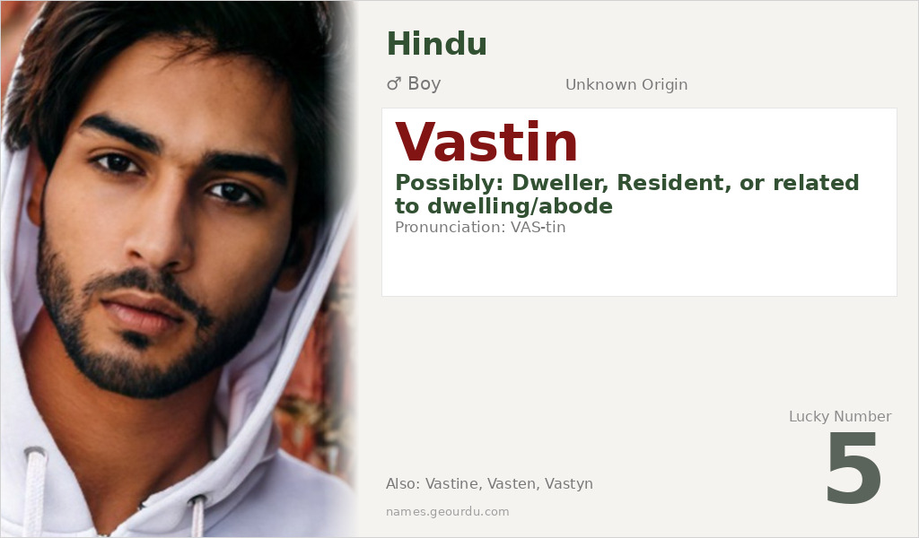 Vastin Name Meaning and Details
