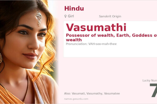 Vasumathi Meaning — Sanskrit Origin, Girl Name & Details (2025)