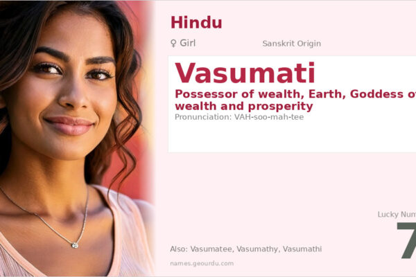 Vasumati Name Meaning — Sanskrit Origin, Girl Name & Details (2025)