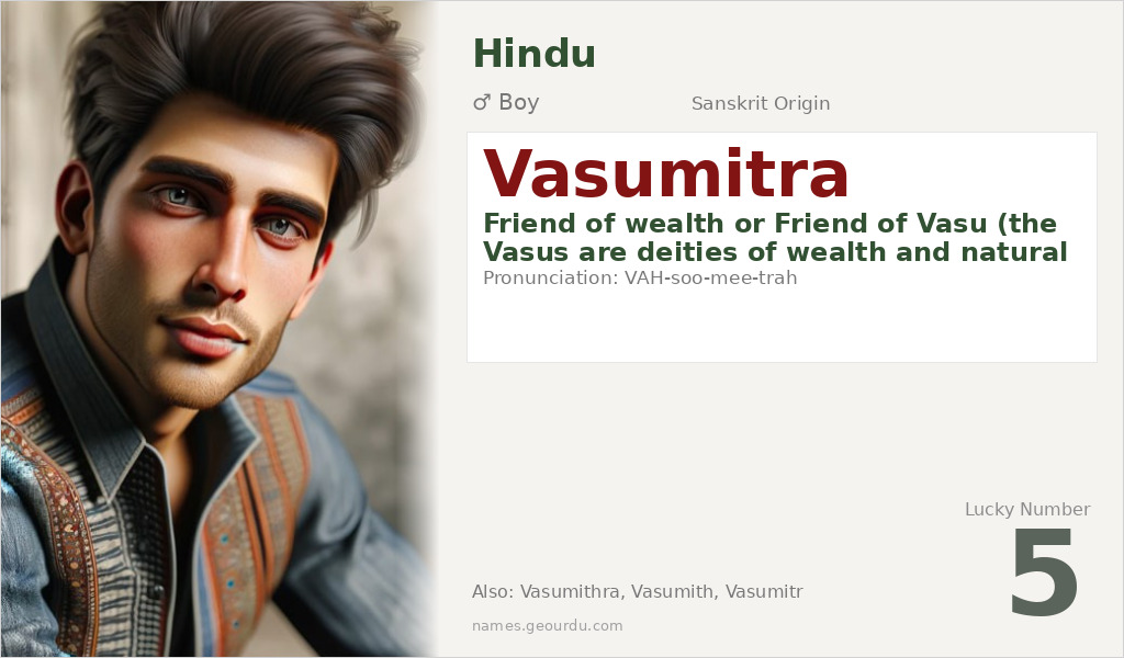 Vasumitra Name Meaning and Details