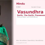 Vasundhra Name Meaning and Details