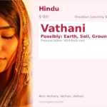 Vathani Name Meaning and Details