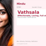 Vathsala Name Meaning and Details