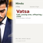 Vatsa Name Meaning and Details