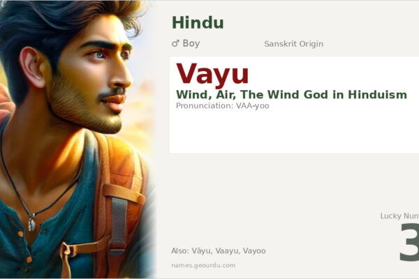 Vayu Name Meaning — Sanskrit Origin, Hindu God of Wind & Details (2025)