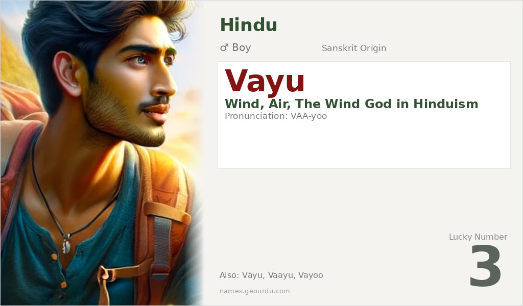Vayu Name Meaning and Details