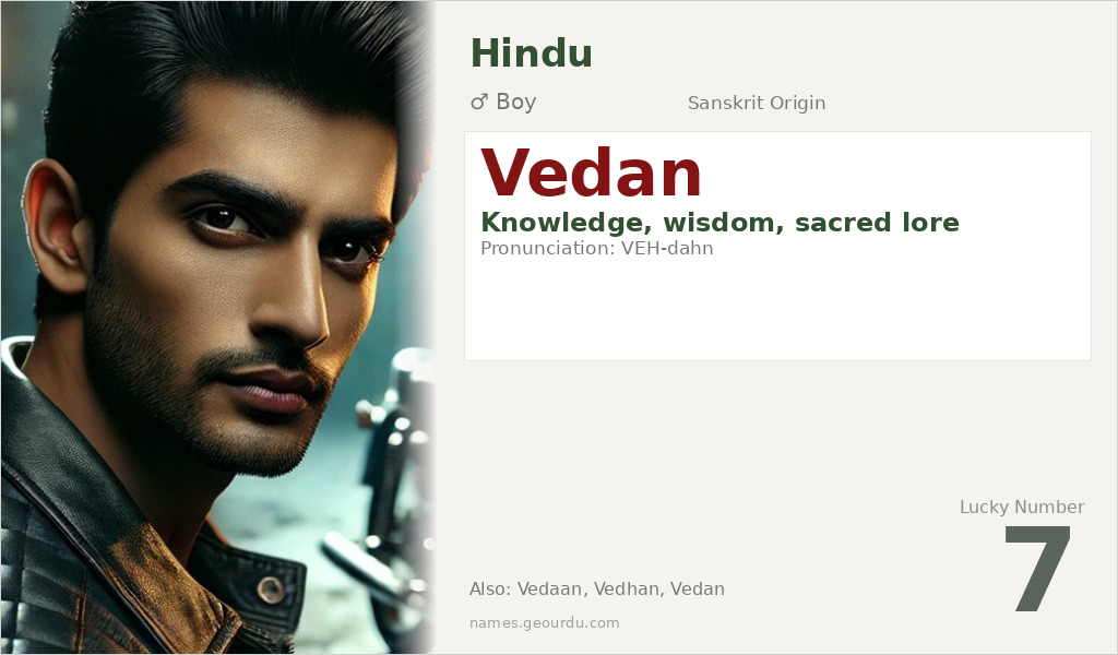 Vedan Name Meaning and Details