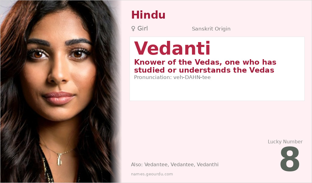 Vedanti Name Meaning and Details
