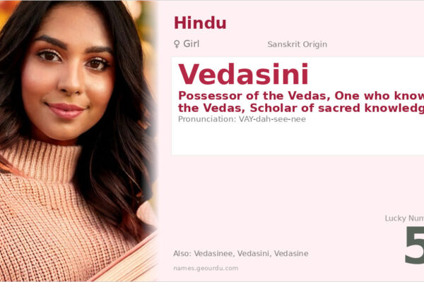 Vedasini Meaning — Sanskrit Origin, Girl Name & Details (2025)
