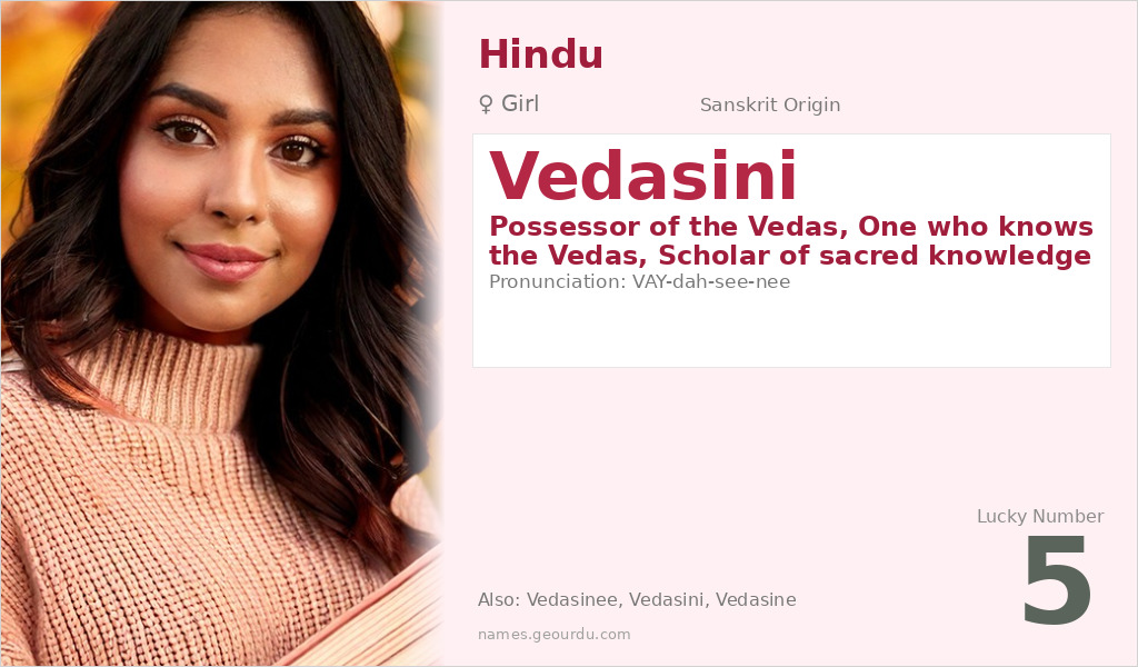 Vedasini Name Meaning and Details