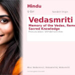 Vedasmriti Name Meaning and Details