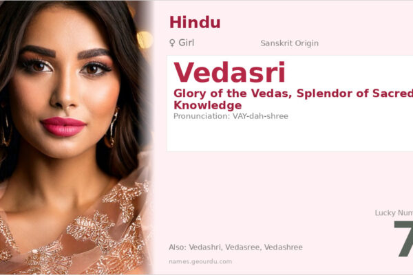 Vedasri Meaning — Sanskrit Origin, Girl Name & Details (2025)