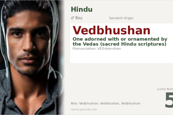 Vedbhushan Meaning — Sanskrit Origin, Hindu Boy Name & Details (2025)