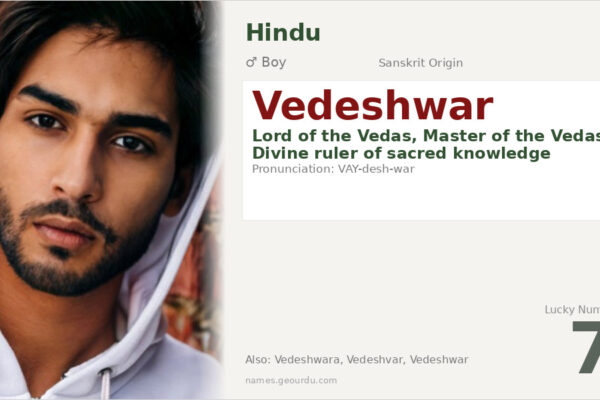 Vedeshwar Meaning — Origin, Gender & Details (2025)
