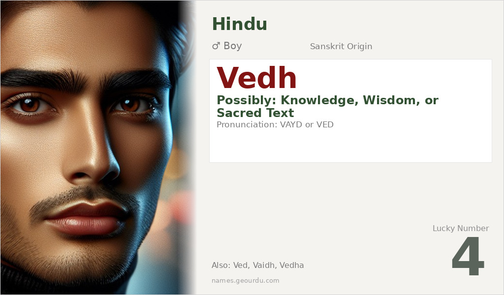 Vedh Name Meaning and Details