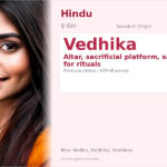 Vedhika Name Meaning and Details