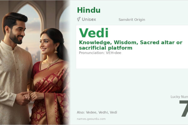 Vedi Name Meaning — Sanskrit Origin, Gender & Spiritual Significance (2025)
