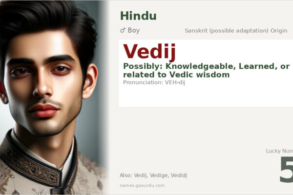 Vedij Name Meaning — Origin, Gender & Details (2025)